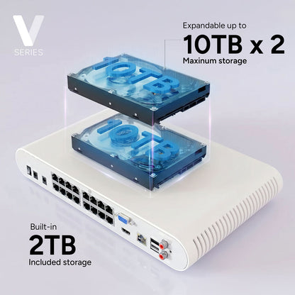 Lorex Connect VF 4K 16 Channel NVR - 2TB