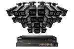 Lorex 4K (32 Camera Capable) 6TB Wired NVR System with Nocturnal 3 Smart IP Bullet Cameras Featuring Motorized Varifocal Lens and 30FPS Recording