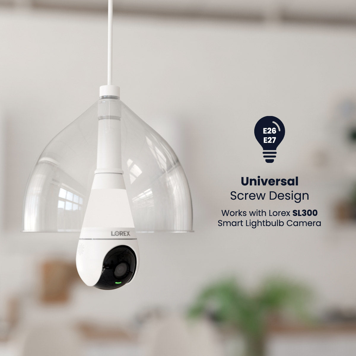 バランスライト　ユニロック Medium Base Lightbulb Socket Extender (compatible with SL300 Smart Lig