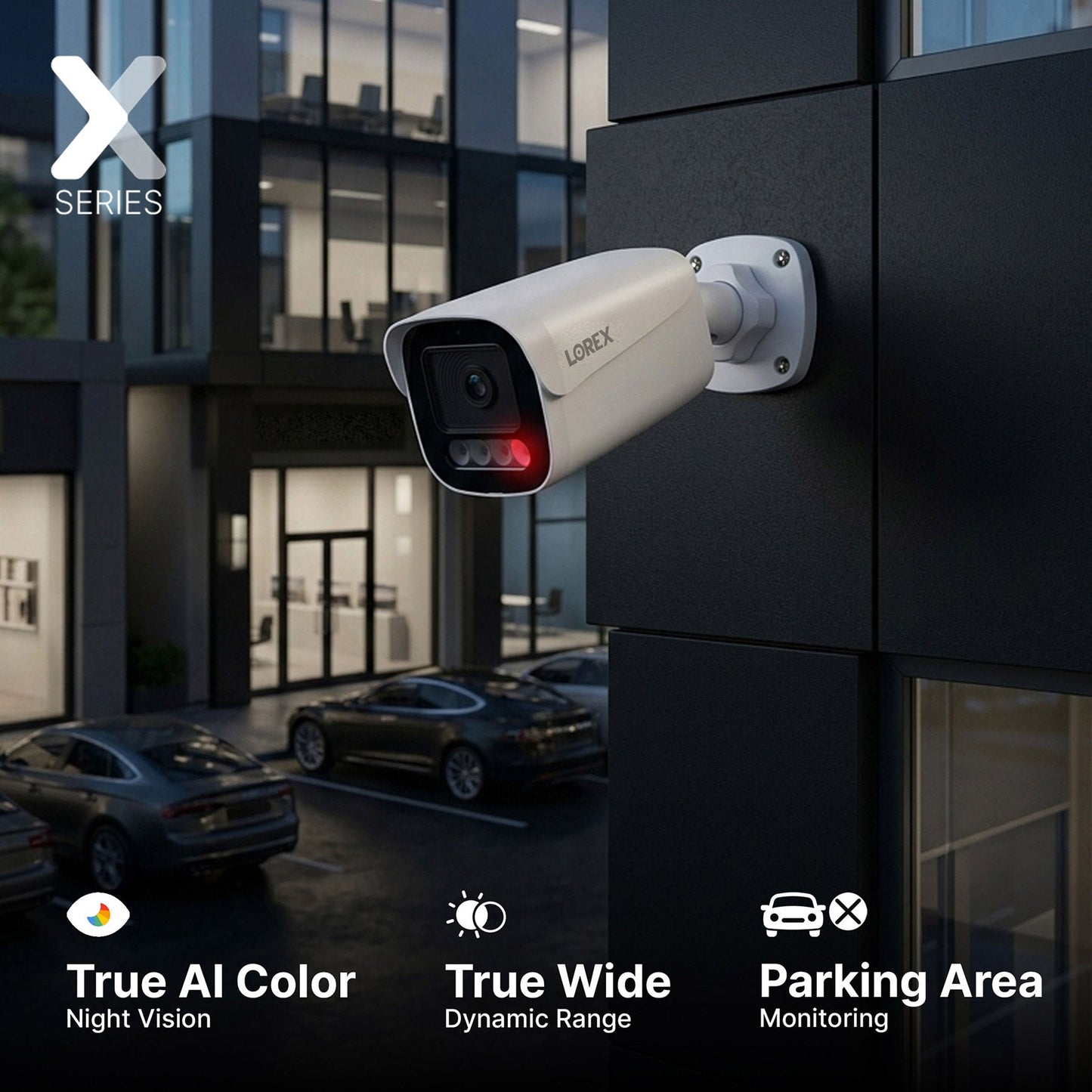 Lorex Connect X Series 4K 16-Channel Wired NVR System with X5 Bullet Security Cameras - 4TB