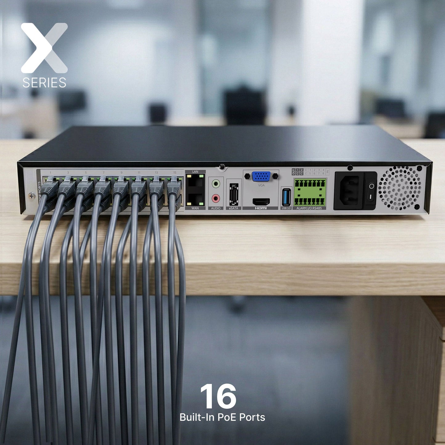 Lorex Connect XC 4K 32-Channel Commercial NVR - 8TB
