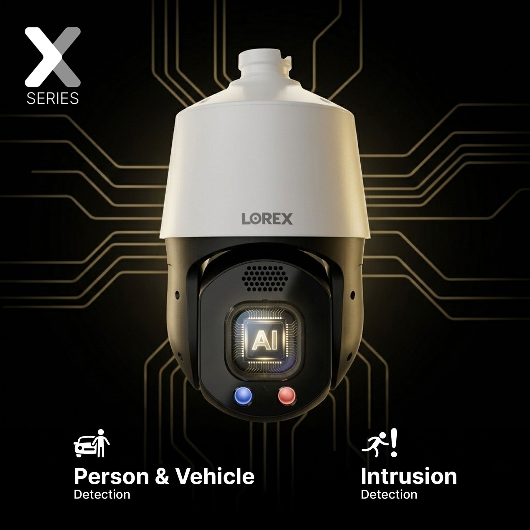 その他 Please See Us Lorex Connect X Series 4K PTZ PoE Camera with 30× Optical Zoom