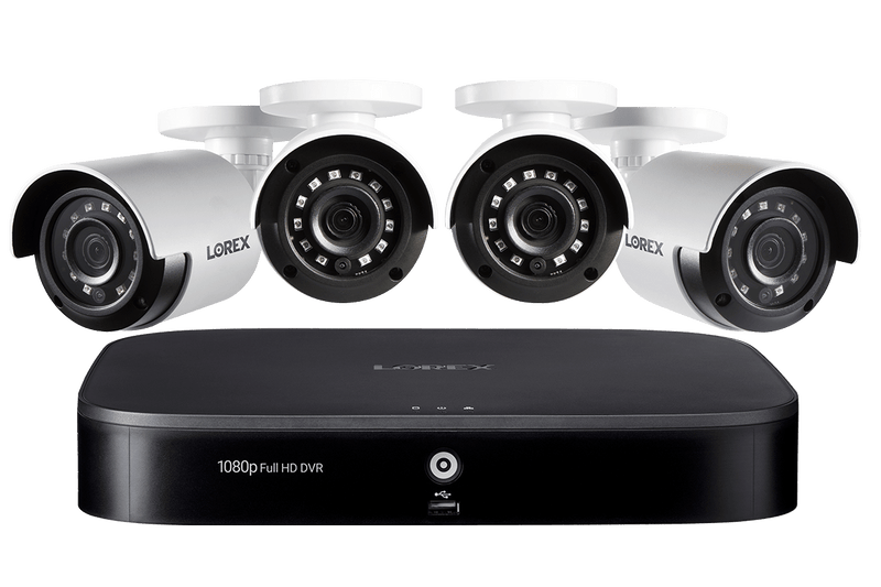 1080p HD 8-Channel Security System with 1080p HD Weatherproof Bullet Security Camera, Advanced Motion Detection and Smart Home Voice Control - Lorex Corporation