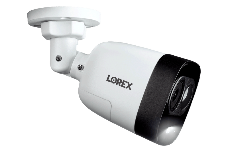 1080p HD 8-Channel Security System with 4 1080p Active Deterrence Security Cameras, Advanced Motion Detection and Smart Home Voice Control - Lorex Corporation