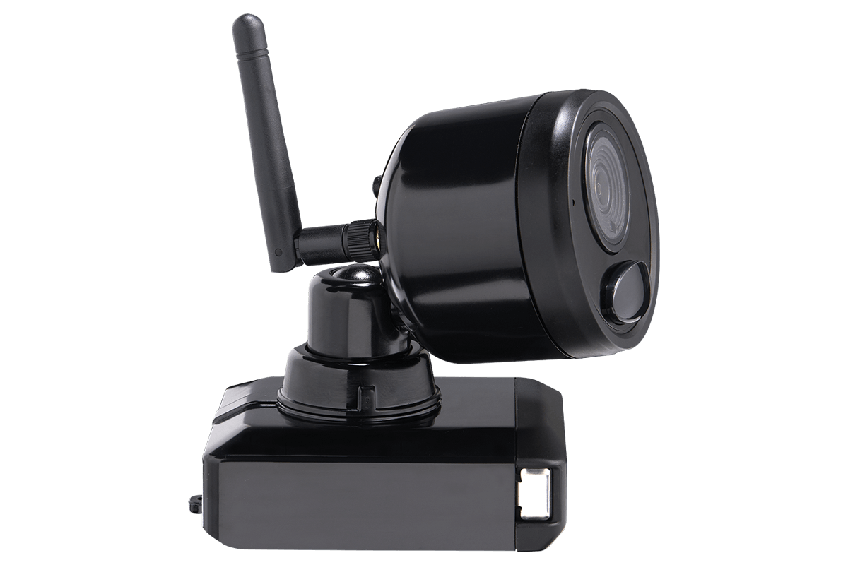 1080p Outdoor Wireless Camera System, 4 Rechargeable Wire Free Battery Powered Black Cameras, 75ft Night Vision, 1TB Hard drive, No Monthly Fees - Lorex Corporation