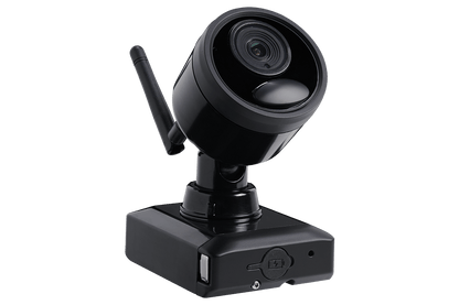 1080p Outdoor Wireless Camera System, 4 Rechargeable Wire Free Battery Powered Black Cameras, 75ft Night Vision, 1TB Hard drive, No Monthly Fees - Lorex Corporation