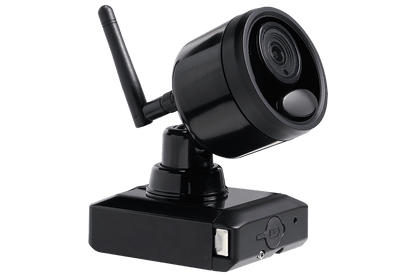 1080p Outdoor Wireless Camera System, 4 Rechargeable Wire Free Battery Powered Black Cameras, 75ft Night Vision, 1TB Hard drive, No Monthly Fees - Lorex Corporation