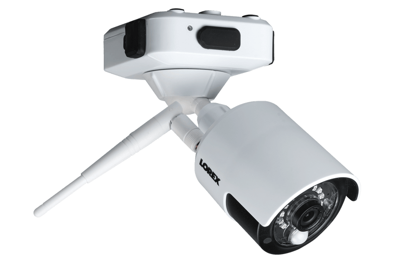 1080p Wire Free Camera System, featuring 2 Battery Powered White Outdoor Cameras and 16GB DVR - Lorex Corporation