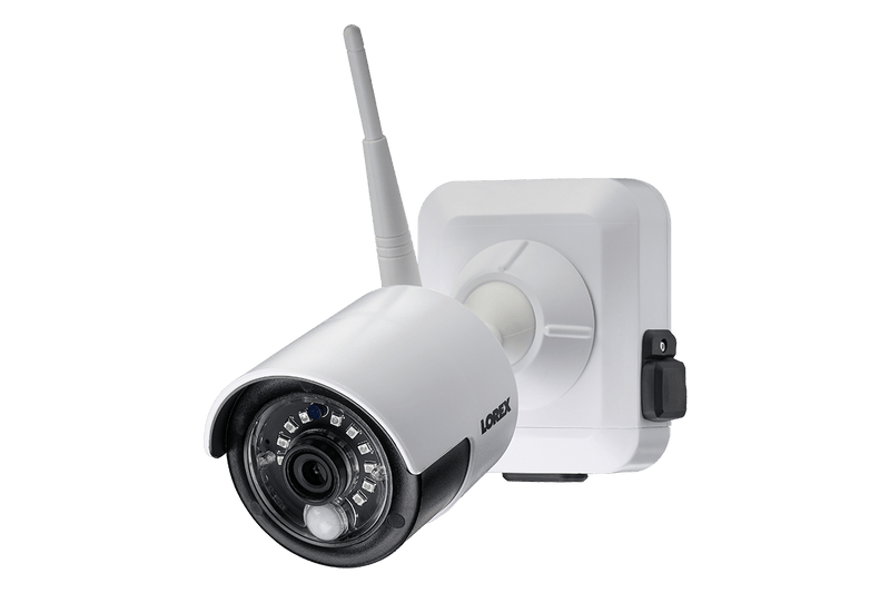 1080p Wire Free Camera System, featuring 4 Battery Powered White Outdoor Cameras and 16GB DVR - Lorex Corporation