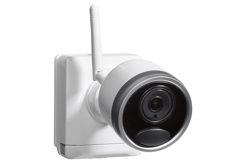 1080p Wire-Free camera system with 6 battery operated cameras, 65ft night vision, mic and speaker for two way audio, No Monthly Fees - Lorex Corporation