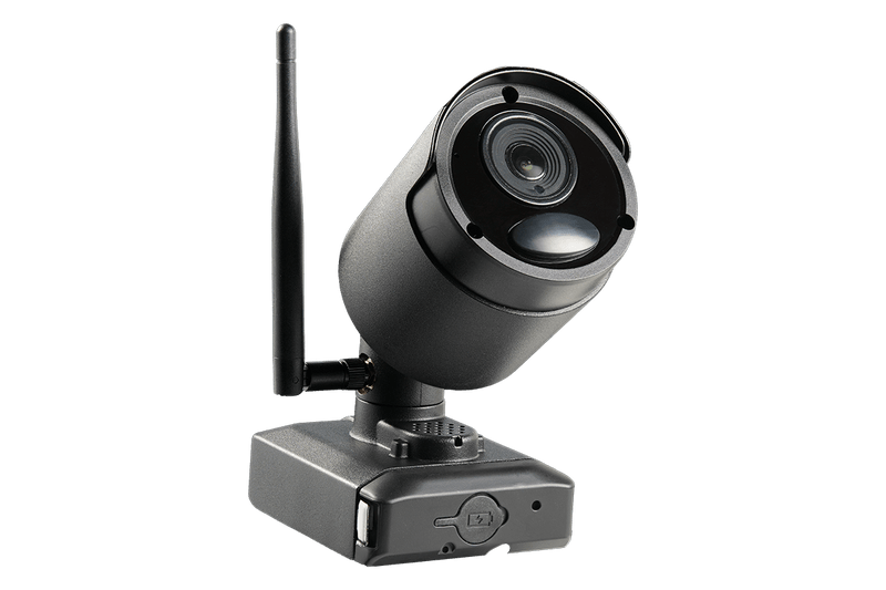 1080p Wire Free Camera System with Two Battery Powered Metal Cameras, 65ft Night Vision, Two-Way Audio, and a 1TB Hard Drive - Lorex Corporation