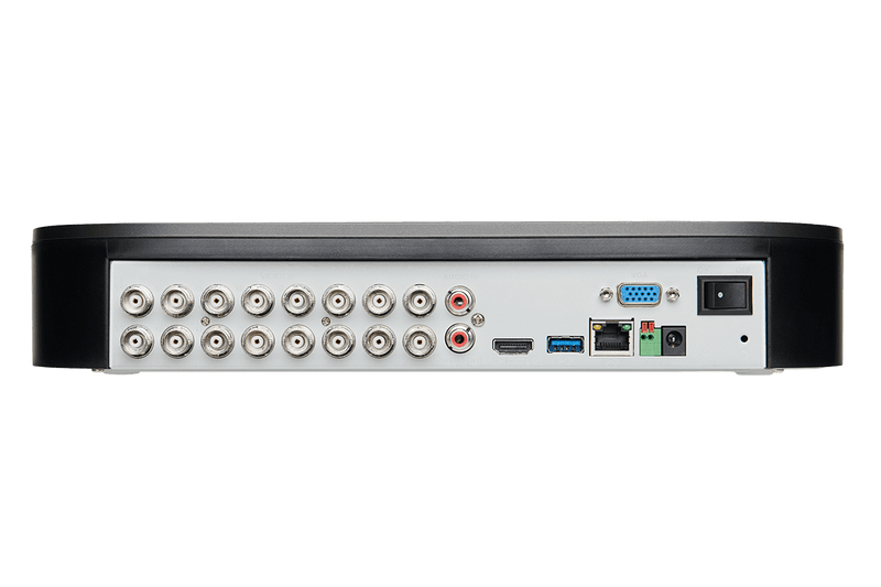 16-Channel 4K DVR Security System with 16 Ultra HD 4K (8MP) Outdoor Metal Audio Cameras, 135ft Color Night Vision - Lorex Corporation