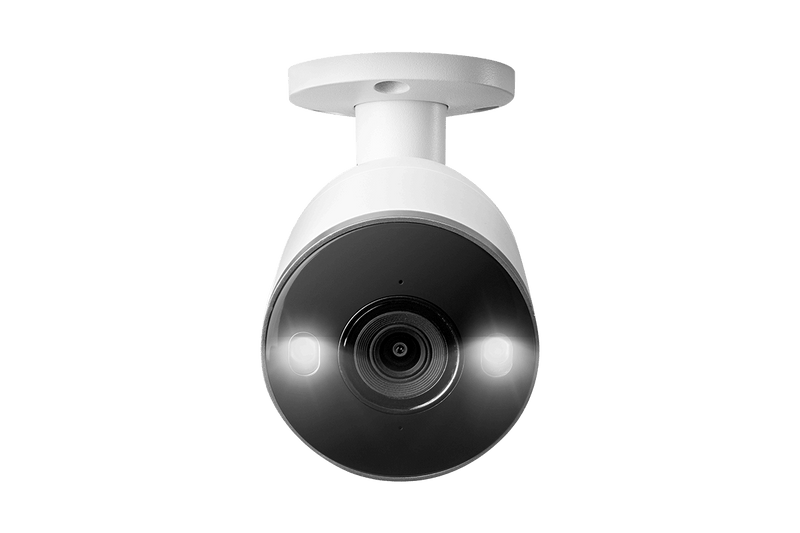 16-Channel 4K Fusion System with 4 Bullet and 4 Dome Smart Deterrence IP Cameras - Lorex Corporation