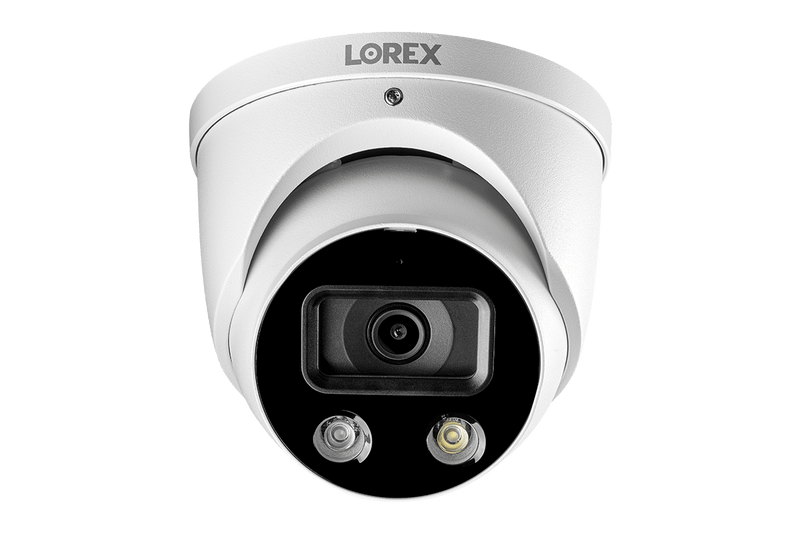 16-Channel 4K Ultra HD Fusion NVR IP System with Smart Deterrence Dome Cameras - Lorex Corporation