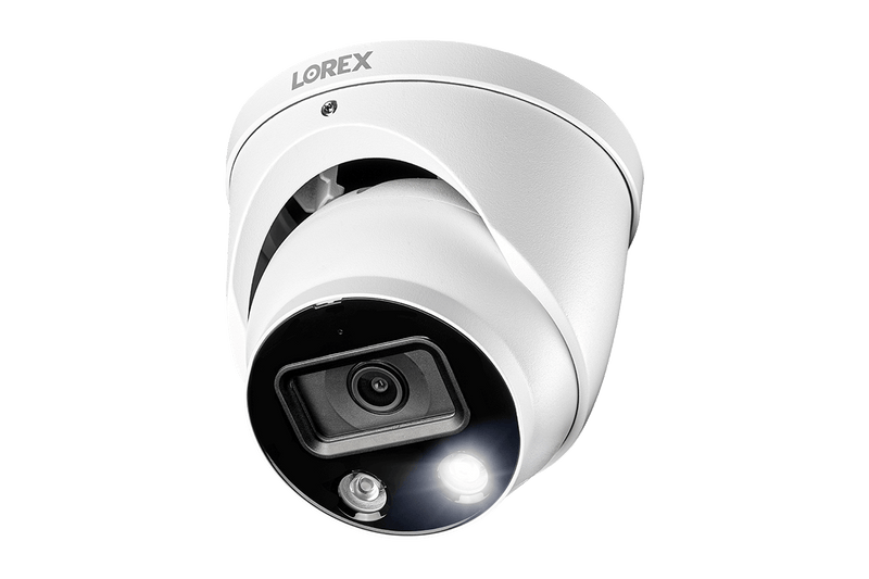 16-Channel 4K Ultra HD Fusion NVR IP System with Smart Deterrence Dome Cameras - Lorex Corporation