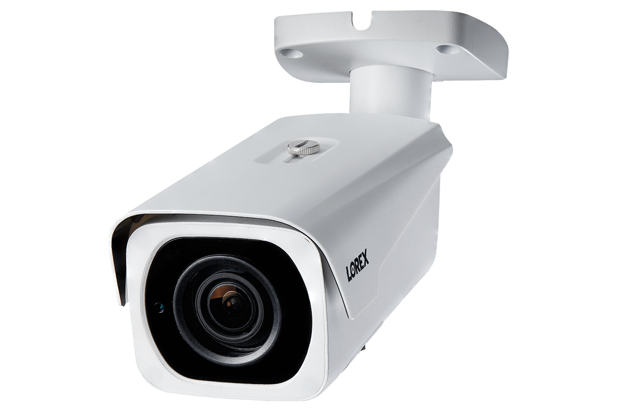 16-Channel 4K Ultra HD IP NVR System with Four Metal 4K (8MP) Smart Deterrence Cameras and Four Metal 4K (8MP) Varifocal Zoom Lens Cameras - Lorex Corporation