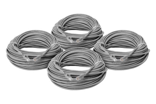 200 foot CAT5e Extension Cables, Fire Resistant and In-Wall Rated, CMR type (Riser) (4-pack) - Lorex Corporation
