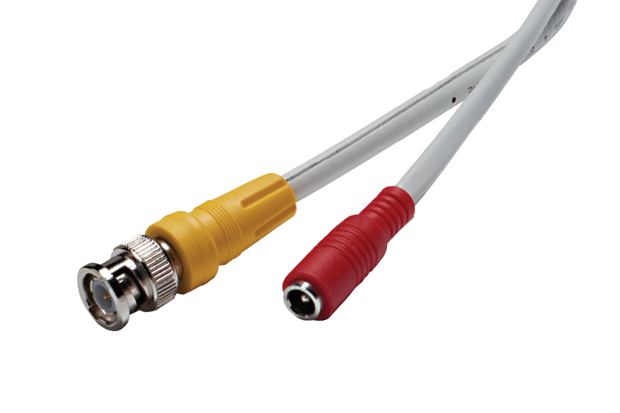 250FT high performance BNC Video/Power Cable & 12V Power Adapter for Lorex security camera systems - Lorex Corporation