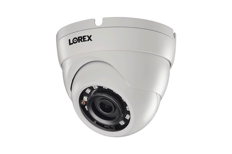 2K (5MP) Super HD Weatherproof Color Night Vision Dome Security Camera (4-pack) - Lorex Corporation