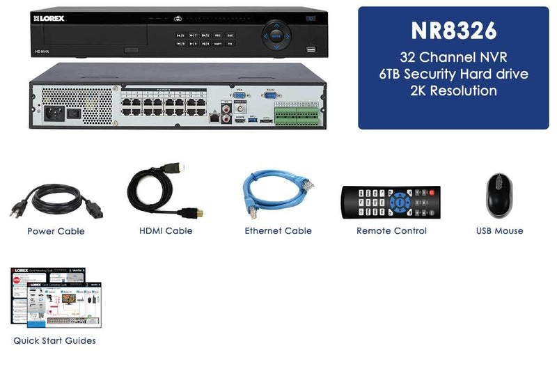 2K Extreme HD Security System NVR - 32 Channel - Lorex Corporation