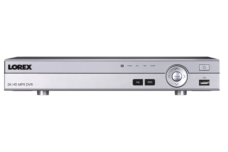 2K HD (2 x 1080p) MPX Security DVR - 16 Channel, 3TB Hard Drive, Works with Older BNC Analog Cameras, CVI, TVI, AHD - Lorex Corporation