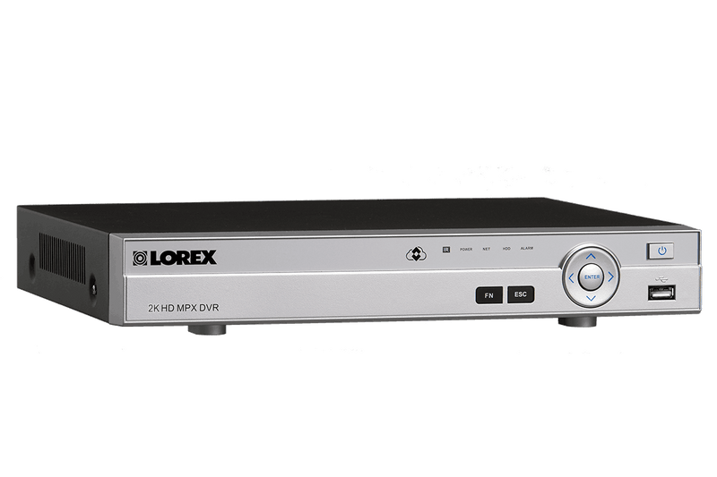 2K HD (2 x 1080p) MPX Security DVR - 8 Channel, 2TB Hard Drive, Works with Older BNC Analog Cameras, CVI, TVI, AHD - Lorex Corporation