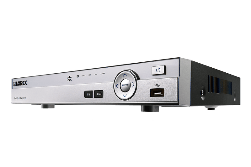 2K HD (2 x 1080p) MPX Security DVR - 8 Channel, 2TB Hard Drive, Works with Older BNC Analog Cameras, CVI, TVI, AHD - Lorex Corporation