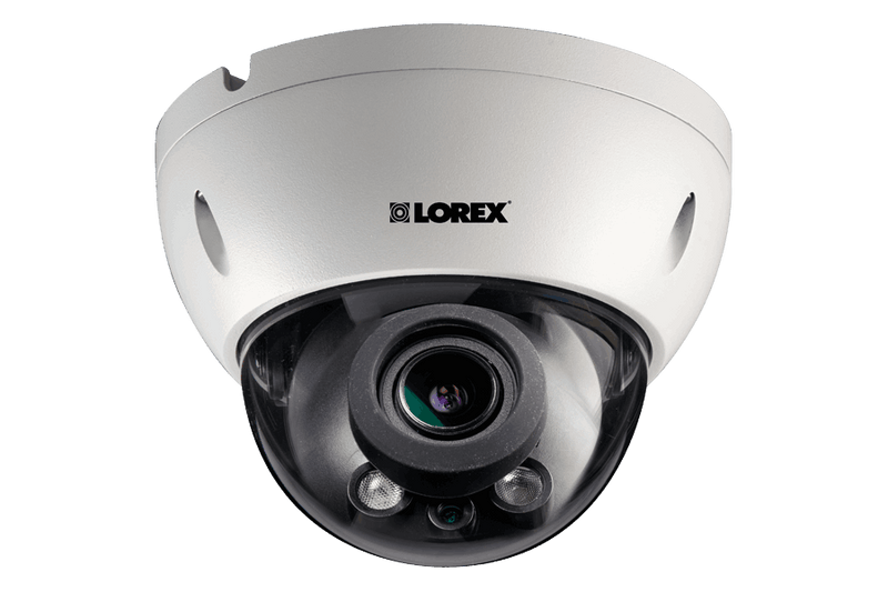 2K IP Camera Home Security System with Monitor, 140ft night vision with 3x Zoom lens - Lorex Corporation