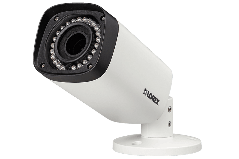 2K Super HD Indoor/Outdoor Security Camera with Motorized Optical Varifocal 3x Zoom Lens, 140ft Night Vision (4-Pack) - Lorex Corporation