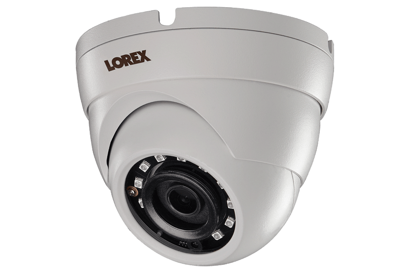 2K SuperHD Weatherproof Night-Vision Dome Security Camera (4-pack) - Lorex Corporation