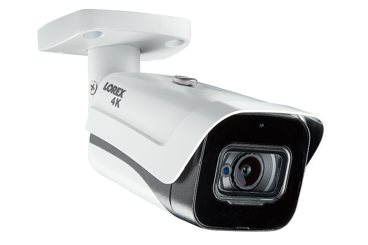 4K (8MP) Ultra HD Outdoor Metal Security Cameras with Audio & 150ft Color Night Vision (2-Pack) - Lorex Corporation