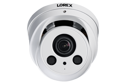 4K Nocturnal IP NVR System with Four Outdoor 4K (8MP) IP Bullet and Four 4K Audio Dome Cameras, 4x Optical Zoom and 250FT Night Vision - Lorex Corporation