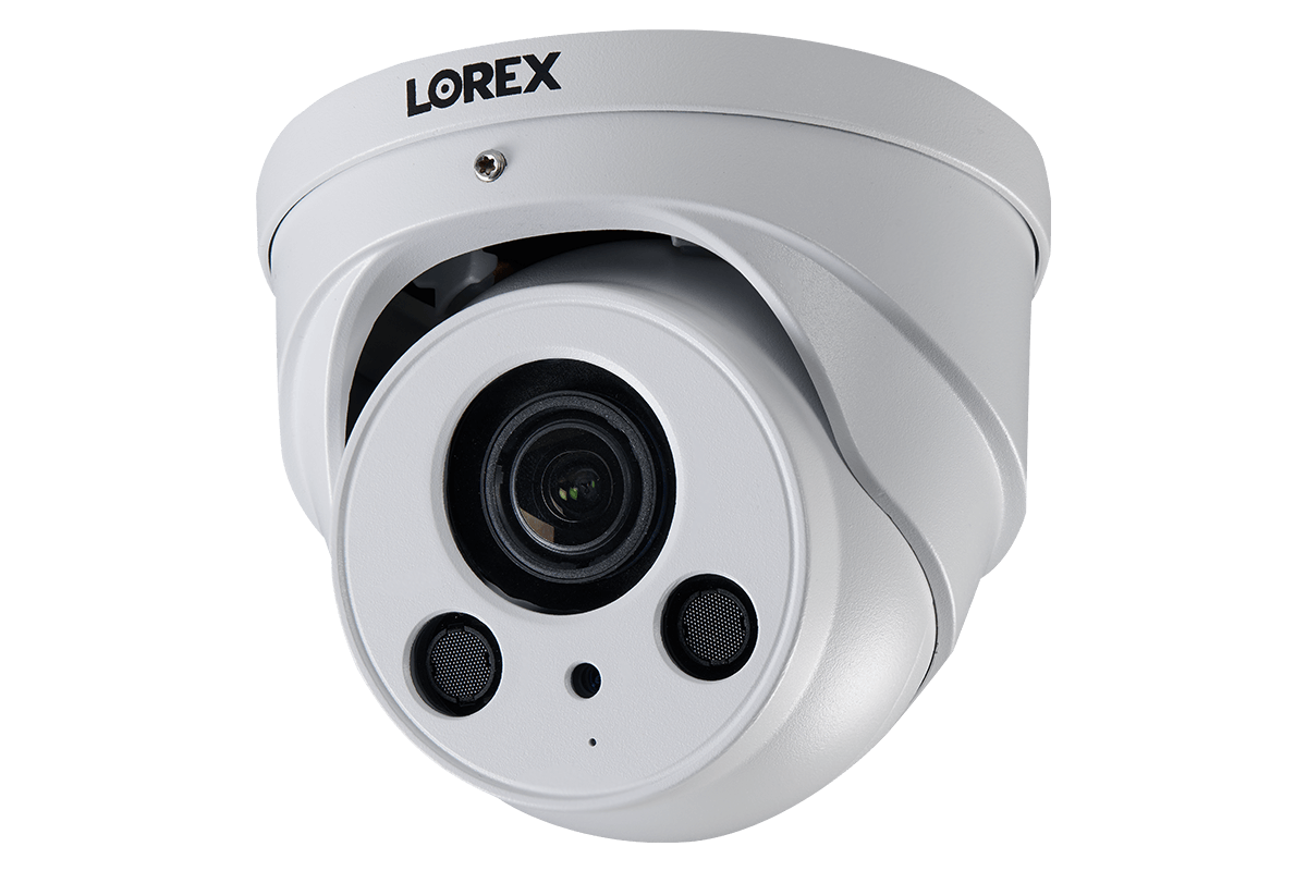 4K Nocturnal IP NVR System with Four Outdoor 4K (8MP) IP Bullet and Four 4K Audio Dome Cameras, 4x Optical Zoom and 250FT Night Vision - Lorex Corporation