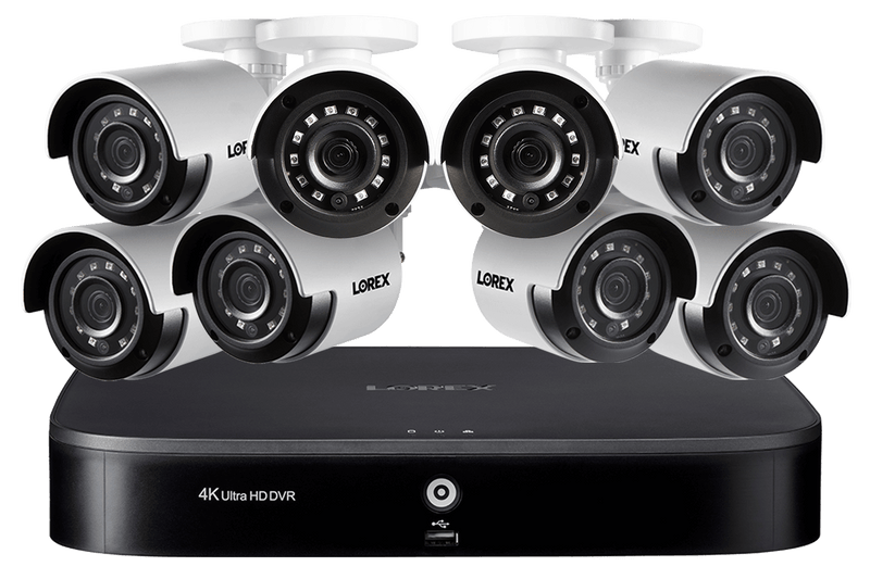 4K Ultra HD 16-Channel Security System with eight 4K (8MP) Cameras, Advanced Motion Detection and Smart Home Voice Control - Lorex Corporation