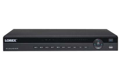 4K Ultra HD 32 Channel Security NVR, 6TB Storage, POE, Records 4K (4 x 1080p) at 30FPS with Audio Recording - Lorex Corporation
