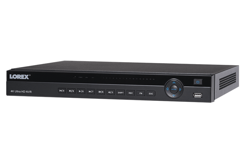4K Ultra HD 32 Channel Security NVR, 6TB Storage, POE, Records 4K (4 x 1080p) at 30FPS with Audio Recording - Lorex Corporation