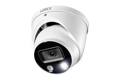 4K Ultra HD 8-Channel Fusion NVR System with 4 Smart Deterrence IP Audio Dome Cameras and Two-Way Talk - Lorex Corporation