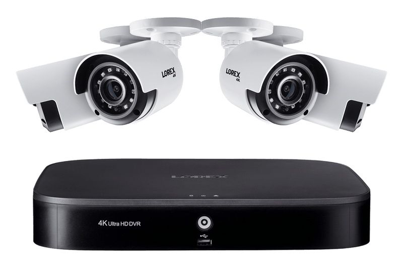 4K Ultra HD 8-Channel Security System with Four 4K (8MP) Cameras, Advanced Motion Detection and Smart Home Voice Control - Lorex Corporation