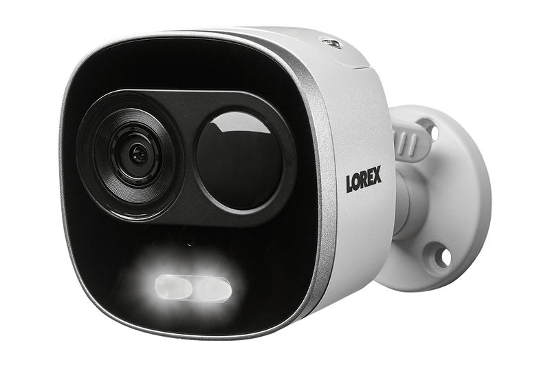 4K Ultra HD IP NVR System with 6 Active Deterrence Security Cameras, 130ft Night Vision - Lorex Corporation