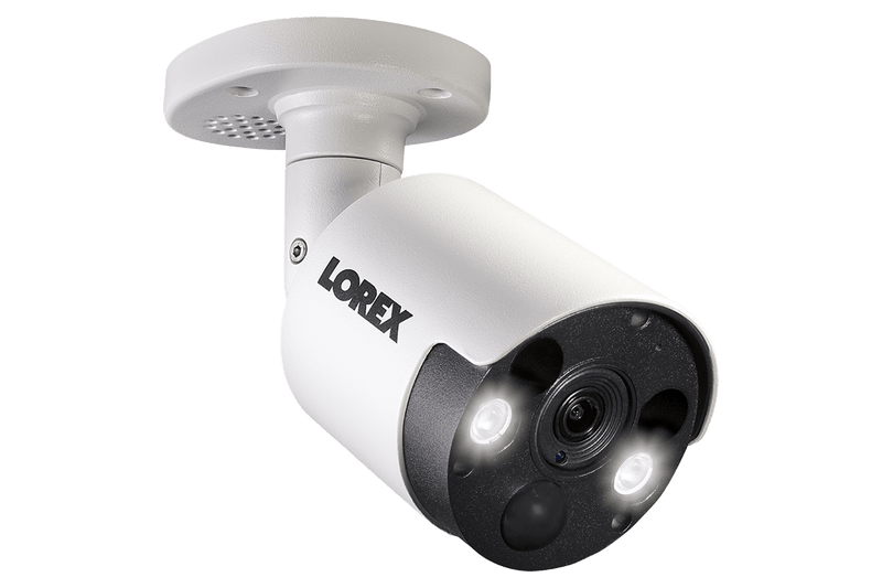4K Ultra HD IP NVR System with 8 Active Deterrence Security Cameras, 130ft Night Vision - Lorex Corporation
