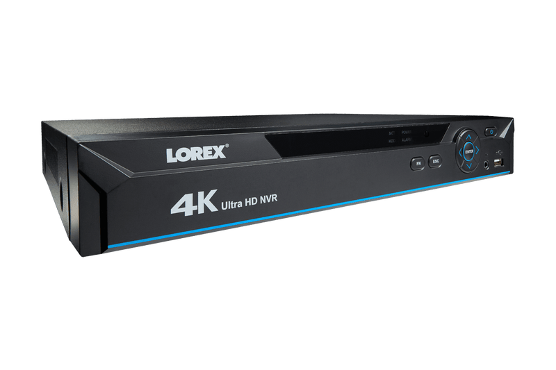 4K Ultra HD NVR with 8 Channels, 2 TB Hard Drive, and Deterrence Compatibility - Lorex Corporation