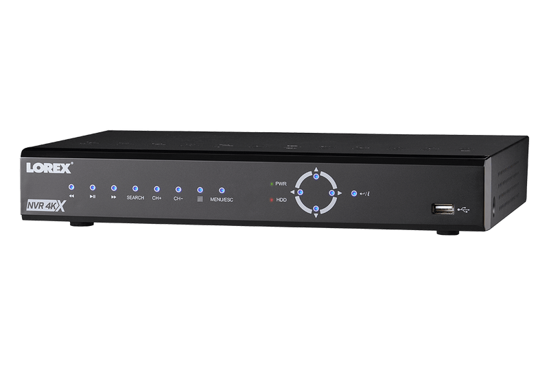 4K Ultra HD NVR with 8 Channels and Deterrence Compatibility - Lorex Corporation