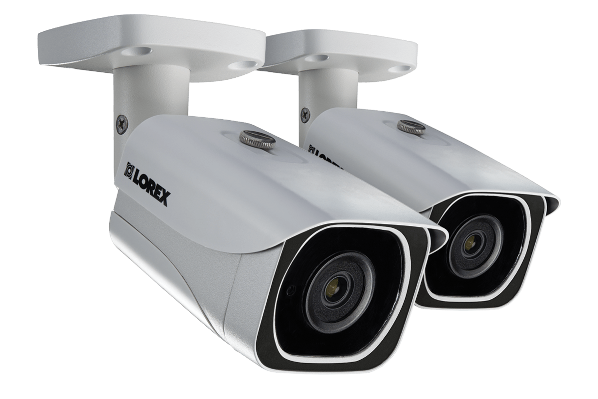 4K Ultra HD Resolution 8MP Outdoor Metal IP Camera, 130FT Color Night Vision, HEVC (2-pack) - Lorex Corporation