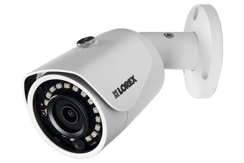 4MP Outdoor Metal Camera with 130FT Color Night Vision-White (2-pack) - Lorex Corporation