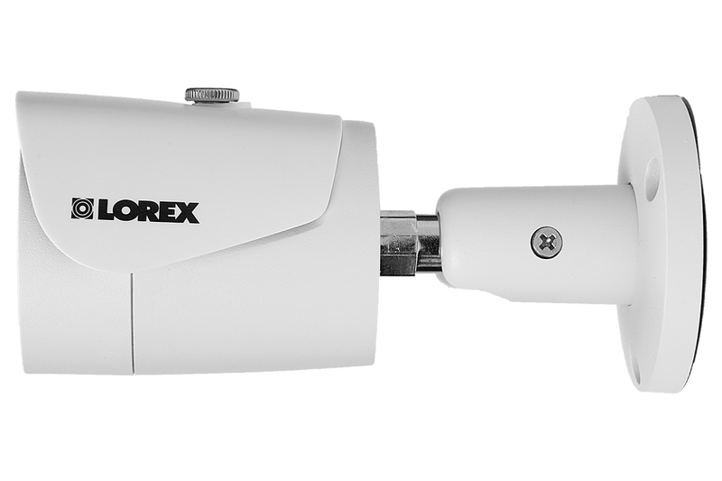 4MP Outdoor Metal Camera with 130FT Color Night Vision-White (4-pack) - Lorex Corporation