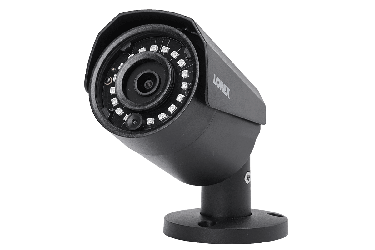 4MP Outdoor Metal Camera with 150FT Color Night Vision, HEVC, Black - Lorex Corporation