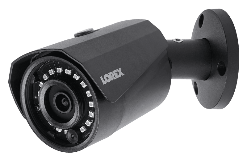 4MP Outdoor Metal Camera with 150FT Color Night Vision, HEVC, Black (4-pack) - Lorex Corporation
