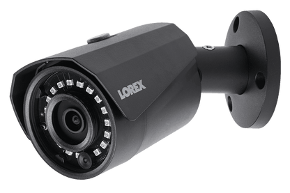 4MP Outdoor Metal Camera with 150FT Color Night Vision, HEVC, Black - Lorex Corporation