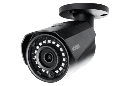 4MP Outdoor Metal Camera with 150FT Color Night Vision, HEVC, Black - Lorex Corporation