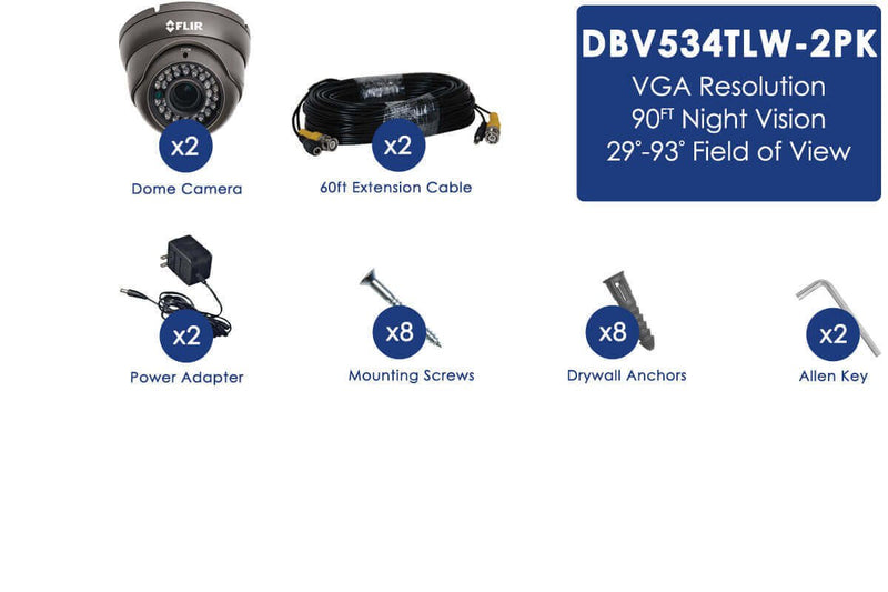 700TVL Security Camera 2-Pack with Night Vision - Lorex Corporation